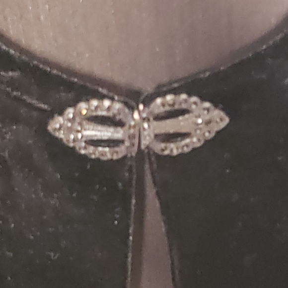 Vintage Scott McClintock Velvet open Cardigan size Medium - Picture 4 of 7